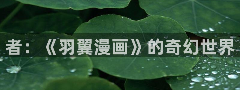虫虫漫画免费阅读下拉式：者：《羽翼漫画》的奇幻世界